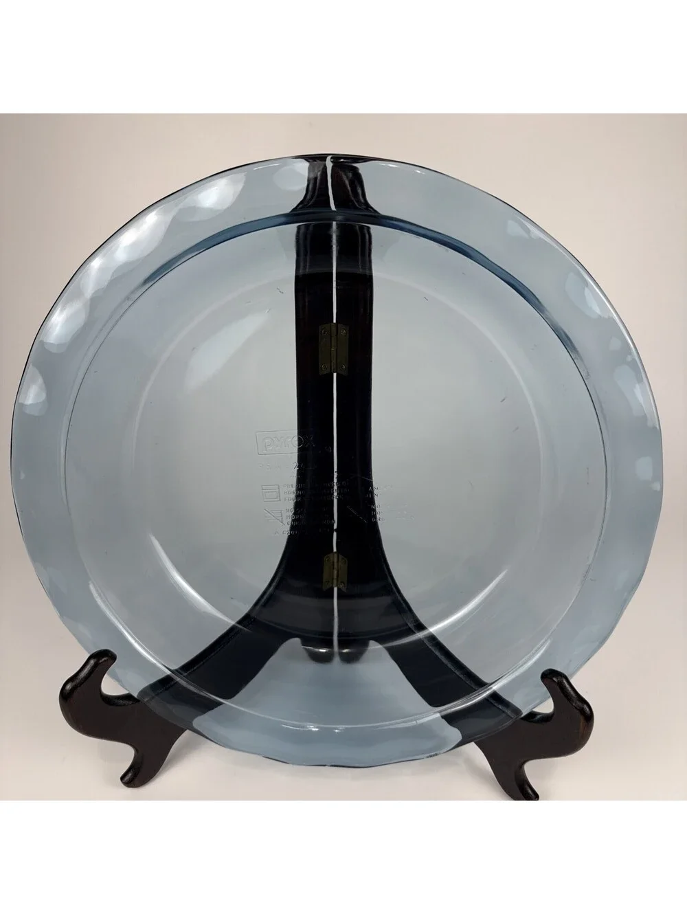 Pyrex Blue Glass Pie Plate  Model C 209– 9.5